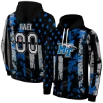 customized middle tennessee blue raiders distressed flag blue black hoodie best selling