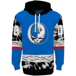 customized middle tennessee blue raiders grateful vibes blue hoodie best selling