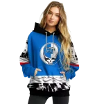 customized middle tennessee blue raiders grateful vibes blue hoodie best selling
