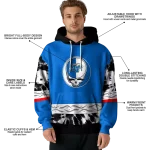 customized middle tennessee blue raiders grateful vibes blue hoodie best selling