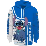 customized middle tennessee blue raiders stitch blue hoodie best selling