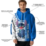 customized middle tennessee blue raiders stitch blue hoodie best selling