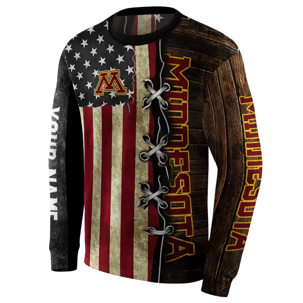 customized minnesota golden gophers american pride hoodie new arrival customized minnesota golden gophers american pride hoodie new arrival