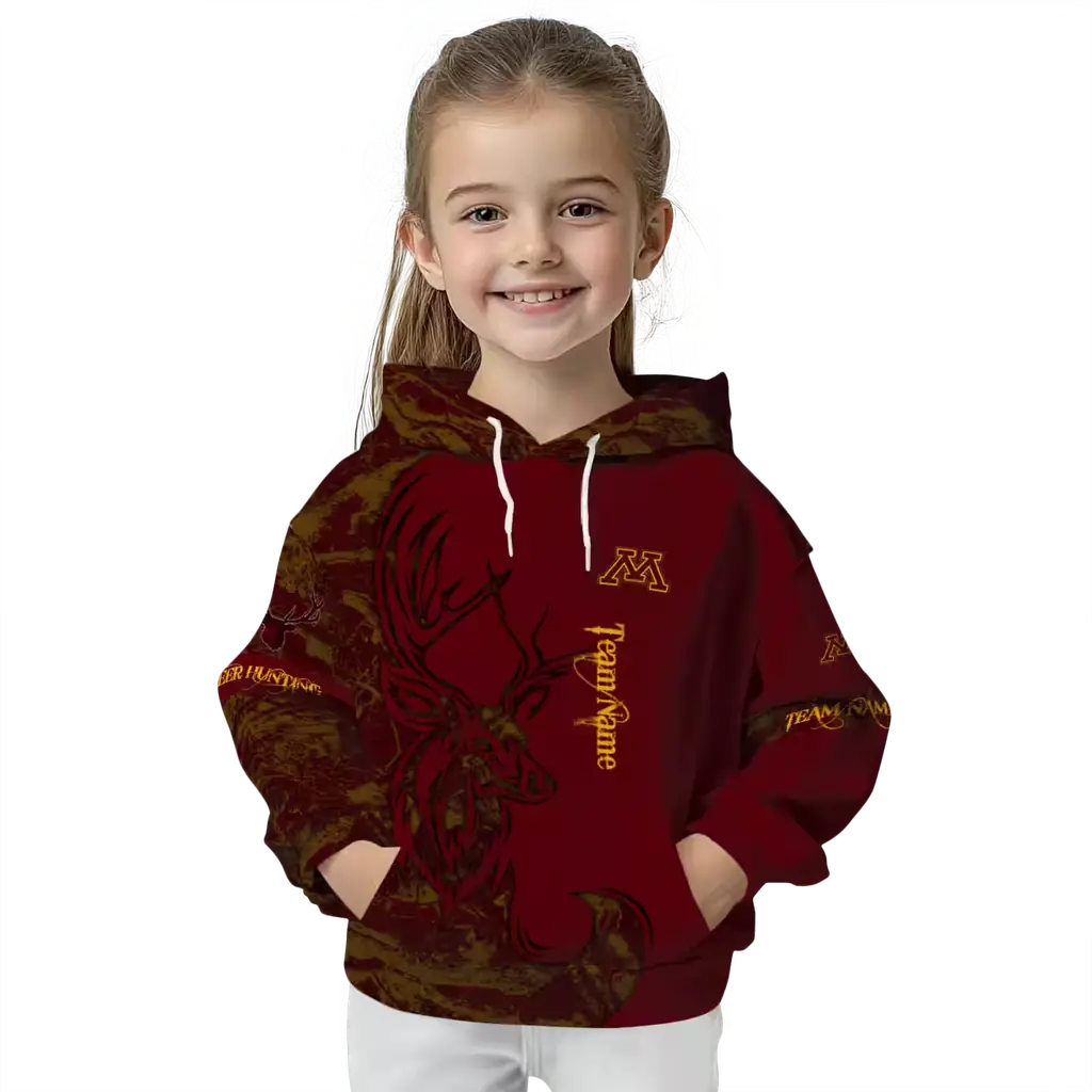 customized minnesota golden gophers deer silhouette maroon hoodie top rated customized minnesota golden gophers deer silhouette maroon hoodie top rated