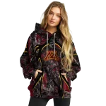 customized minnesota golden gophers hunting theme maroon black hoodie best selling