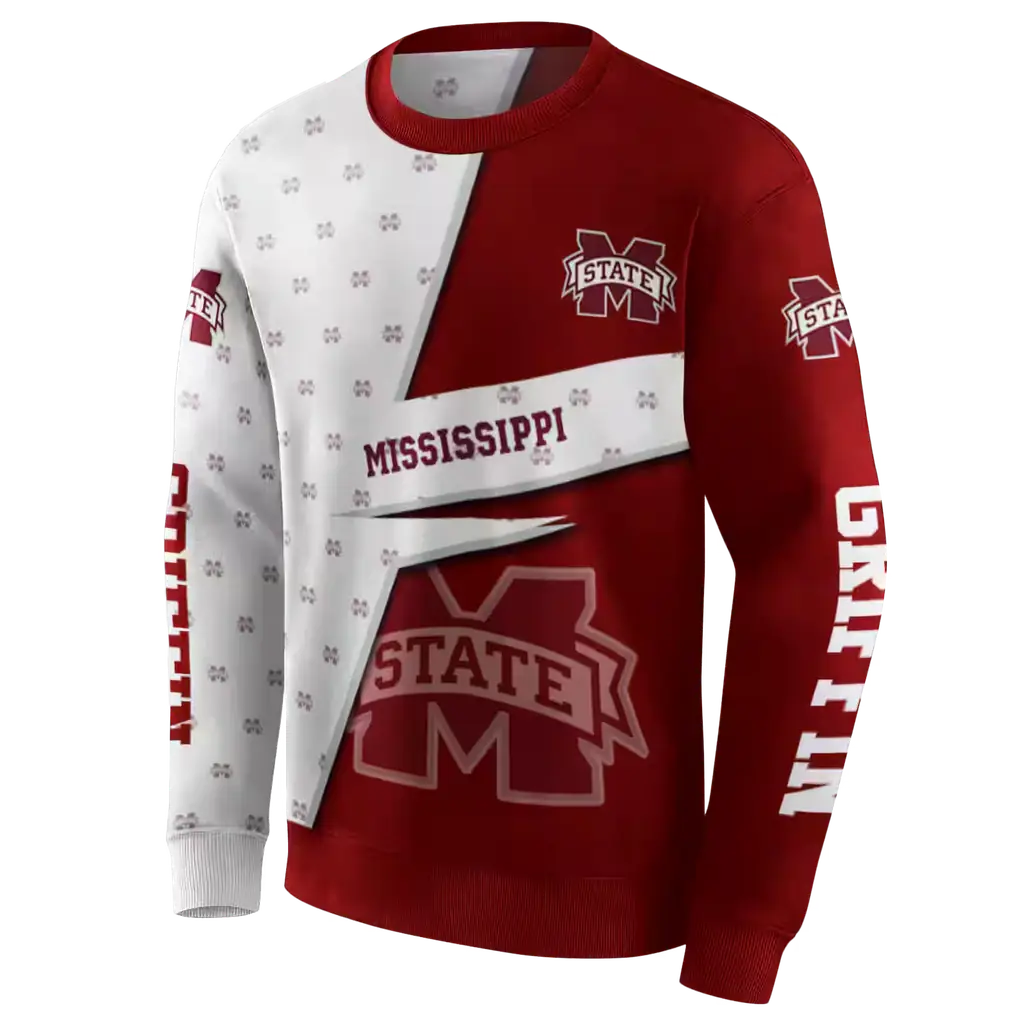 customized mississippi state bulldogs abstract shape maroon hoodie new arrival customized mississippi state bulldogs abstract shape maroon hoodie new arrival