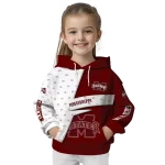 customized mississippi state bulldogs abstract shape maroon hoodie best selling