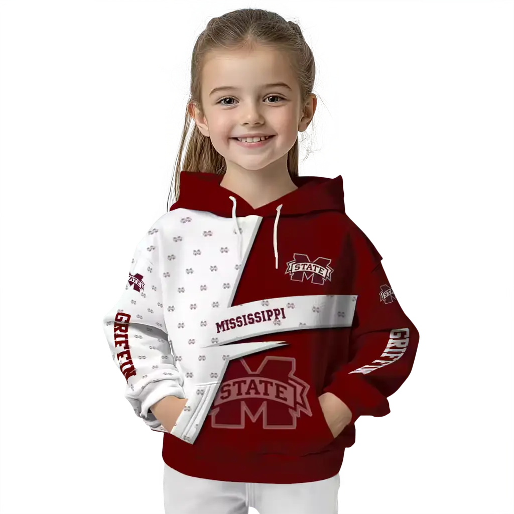 customized mississippi state bulldogs abstract shape maroon hoodie top rated customized mississippi state bulldogs abstract shape maroon hoodie top rated