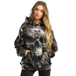 customized mississippi state bulldogs camo skull hoodie best selling