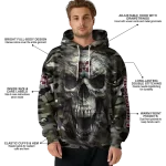 customized mississippi state bulldogs camo skull hoodie best selling