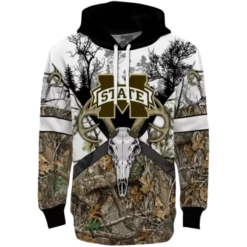 customized mississippi state bulldogs forest silhouette hoodie best selling