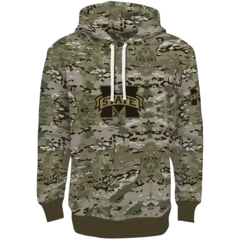 customized mississippi state bulldogs military style hoodie best selling