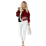 customized mississippi state bulldogs minimalist design maroon black hoodie best selling