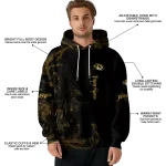 customized missouri tigers deer silhouette black hoodie best selling