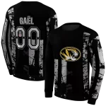 customized missouri tigers distressed flag black hoodie best selling