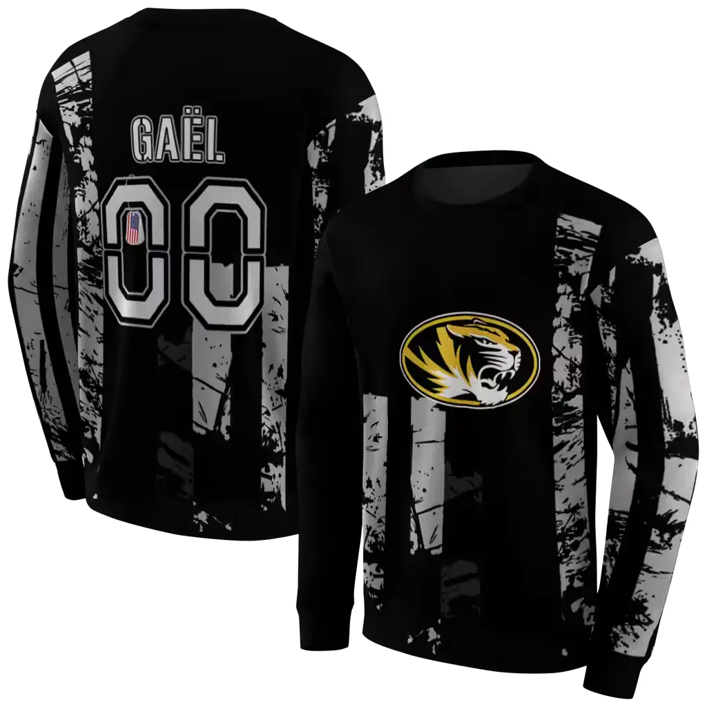 customized missouri tigers distressed flag black hoodie premium grade customized missouri tigers distressed flag black hoodie premium grade