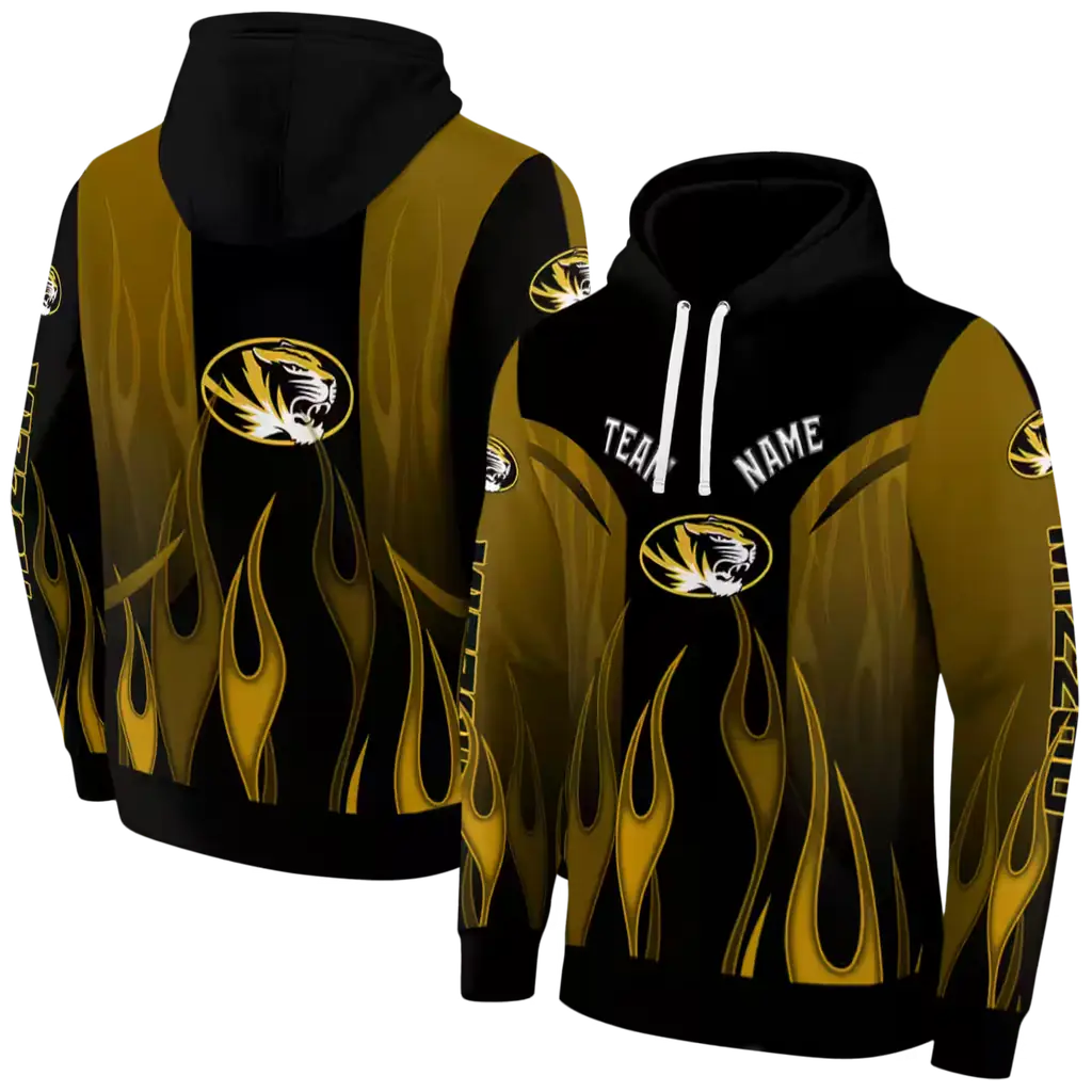 customized missouri tigers flame design black hoodie fashion forward customized missouri tigers flame design black hoodie fashion forward