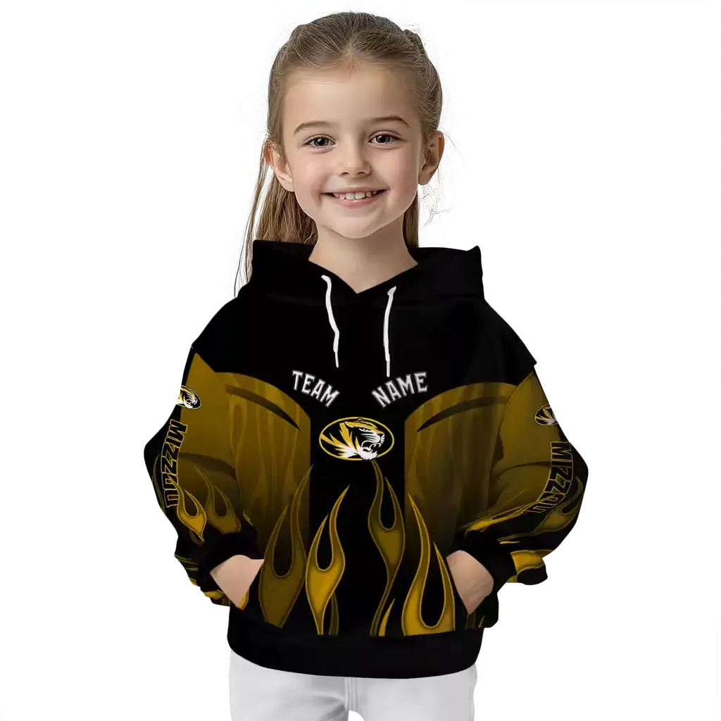 customized missouri tigers flame design black hoodie top rated customized missouri tigers flame design black hoodie top rated