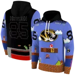 customized missouri tigers mario blue black hoodie best selling