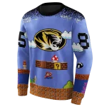 customized missouri tigers mario blue black hoodie best selling