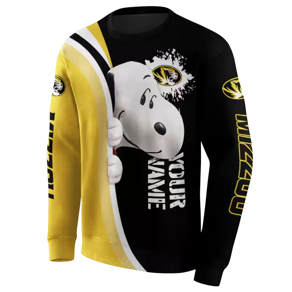 customized missouri tigers peeking snoopy black hoodie new arrival customized missouri tigers peeking snoopy black hoodie new arrival