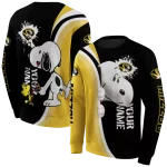 customized missouri tigers peeking snoopy black hoodie best selling
