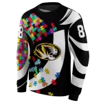 customized missouri tigers puzzle pieces black hoodie best selling