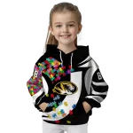 customized missouri tigers puzzle pieces black hoodie best selling