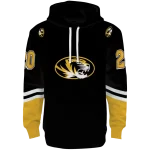 customized missouri tigers striped sleeves black hoodie best selling