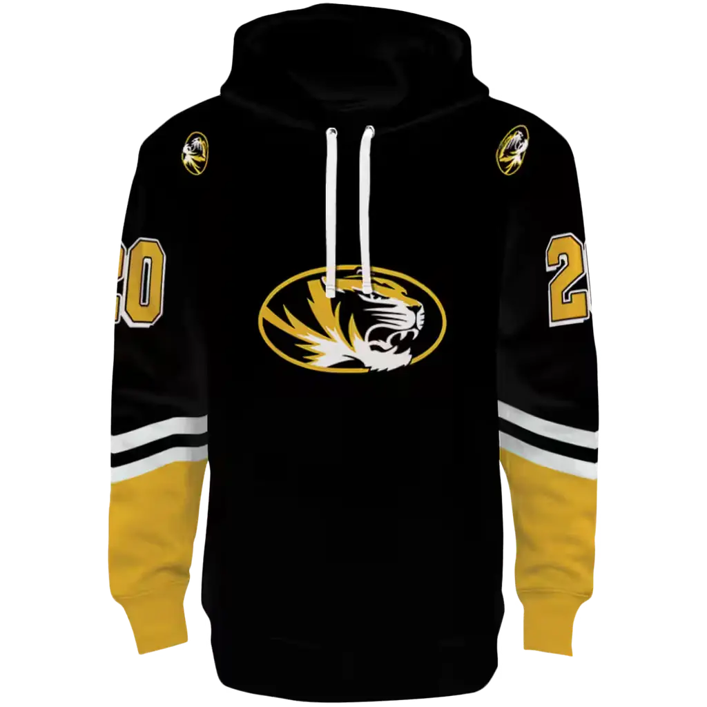 customized missouri tigers striped sleeves black hoodie best selling customized missouri tigers striped sleeves black hoodie best selling