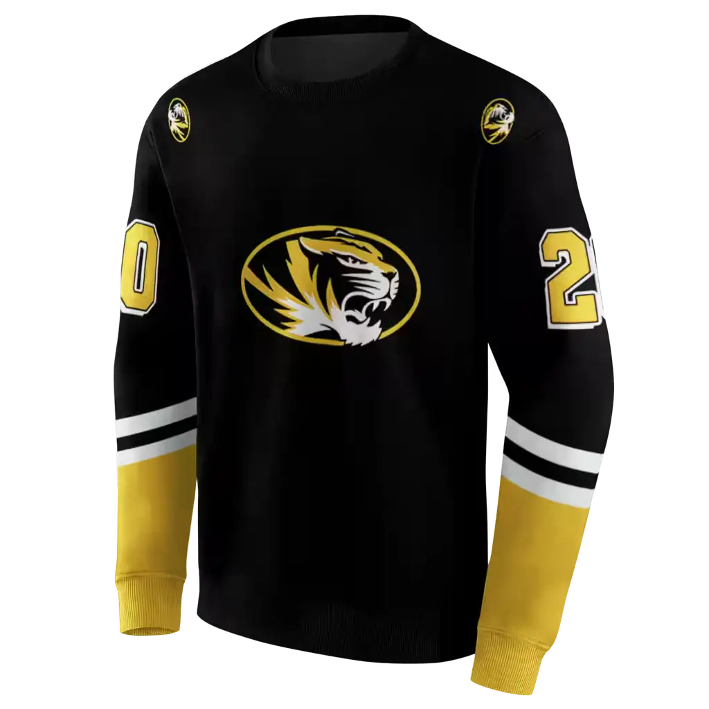 customized missouri tigers striped sleeves black hoodie new arrival customized missouri tigers striped sleeves black hoodie new arrival