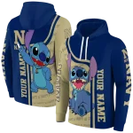 customized navy midshipmen stitch blue hoodie best selling