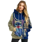 customized navy midshipmen stitch blue hoodie best selling