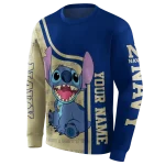 customized navy midshipmen stitch blue hoodie best selling