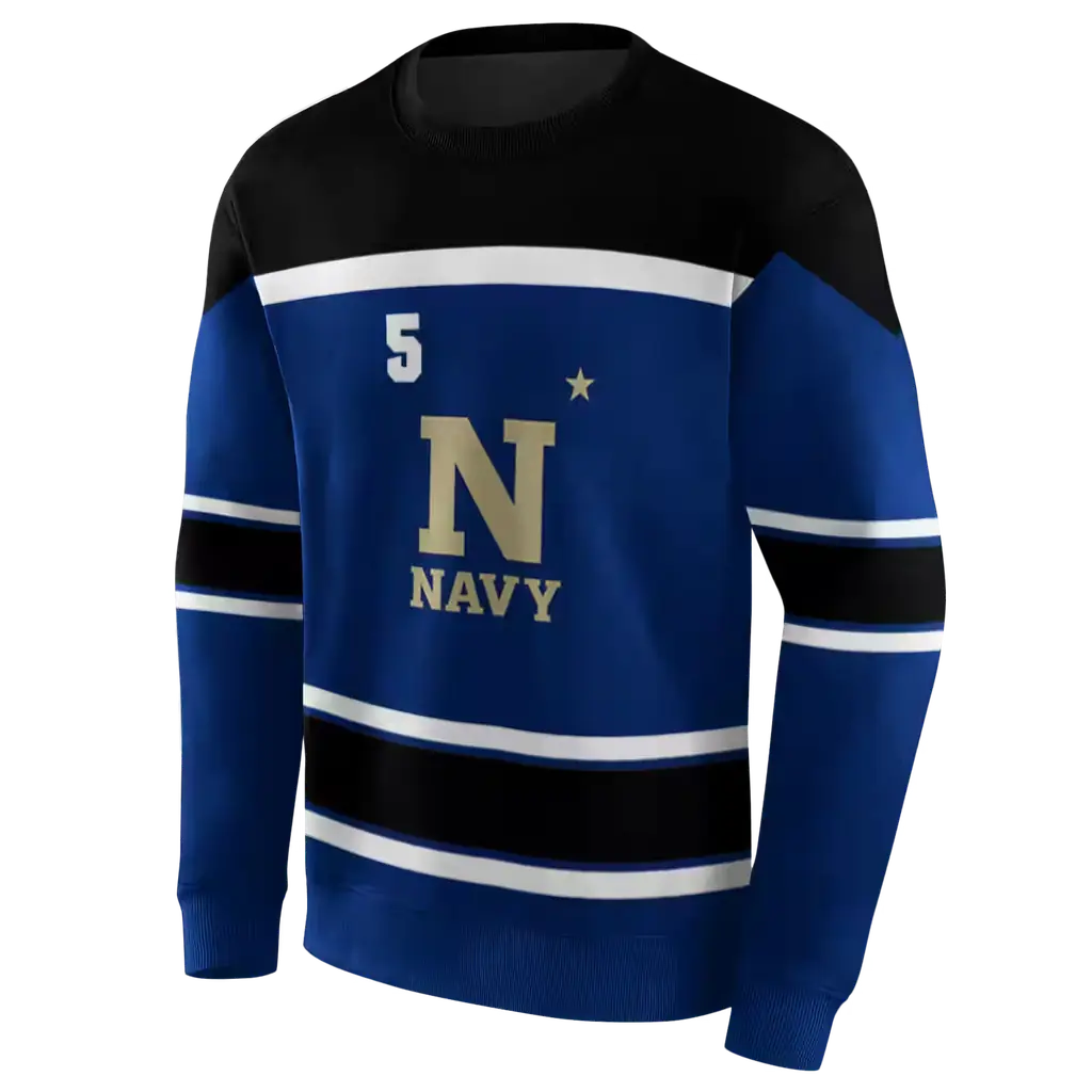 customized navy midshipmen striped pattern blue hoodie new arrival customized navy midshipmen striped pattern blue hoodie new arrival