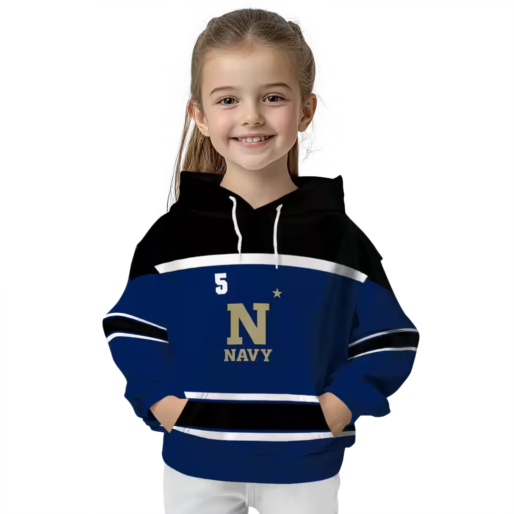 customized navy midshipmen striped pattern blue hoodie top rated customized navy midshipmen striped pattern blue hoodie top rated