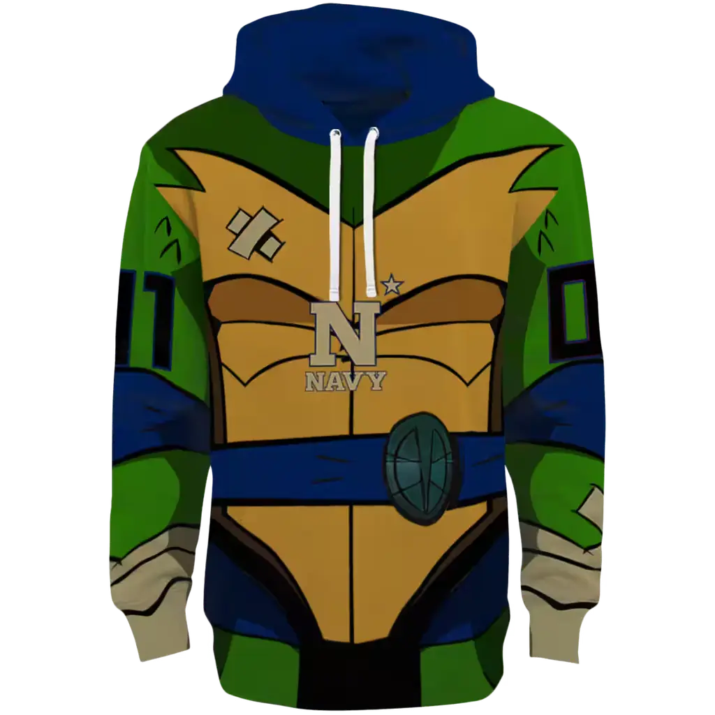 customized navy midshipmen superhero armor blue green hoodie best selling customized navy midshipmen superhero armor blue green hoodie best selling