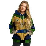 customized navy midshipmen superhero armor blue green hoodie best selling