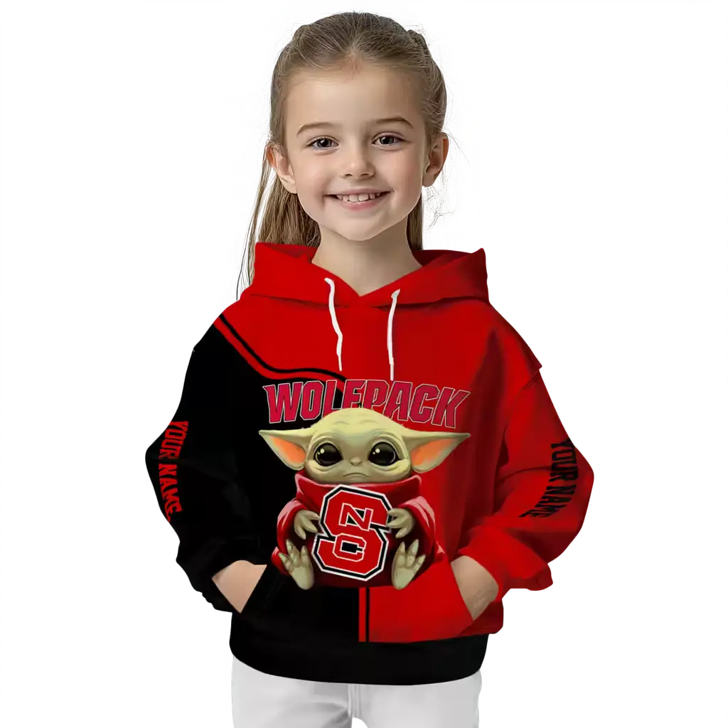 customized nc state wolfpack baby yoda red black hoodie top rated customized nc state wolfpack baby yoda red black hoodie top rated