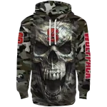 customized nc state wolfpack camo skull hoodie best selling