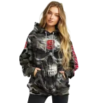 customized nc state wolfpack camo skull hoodie best selling