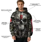 customized nc state wolfpack camo skull hoodie best selling