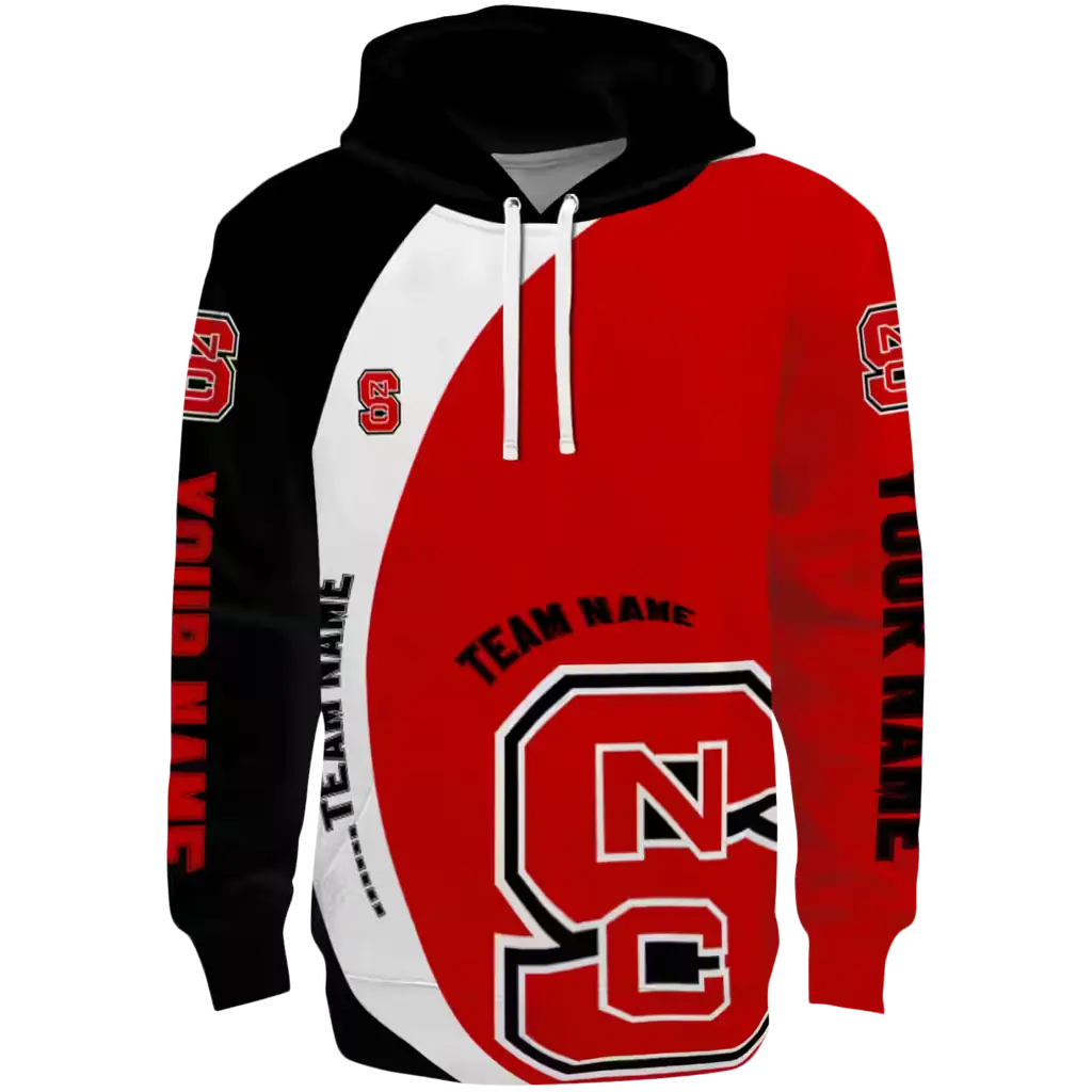 customized nc state wolfpack minimalist design red black hoodie best selling customized nc state wolfpack minimalist design red black hoodie best selling