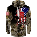 customized nc state wolfpack tree camo hoodie best selling