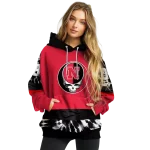 customized nebraska cornhuskers grateful vibes red hoodie best selling