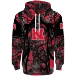 customized nebraska cornhuskers hunting theme red black hoodie best selling