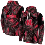 customized nebraska cornhuskers hunting theme red black hoodie best selling