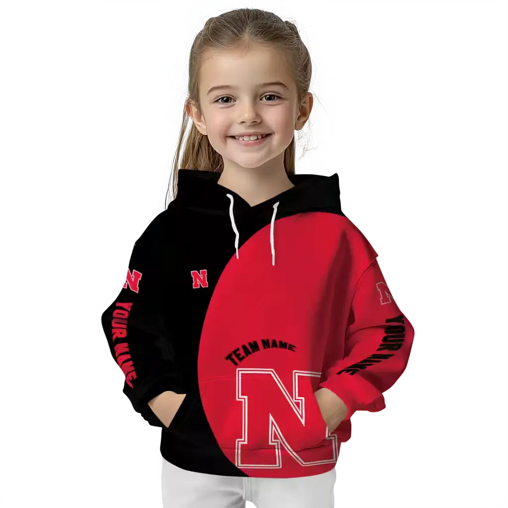 customized nebraska cornhuskers minimalist design red black hoodie top rated customized nebraska cornhuskers minimalist design red black hoodie top rated