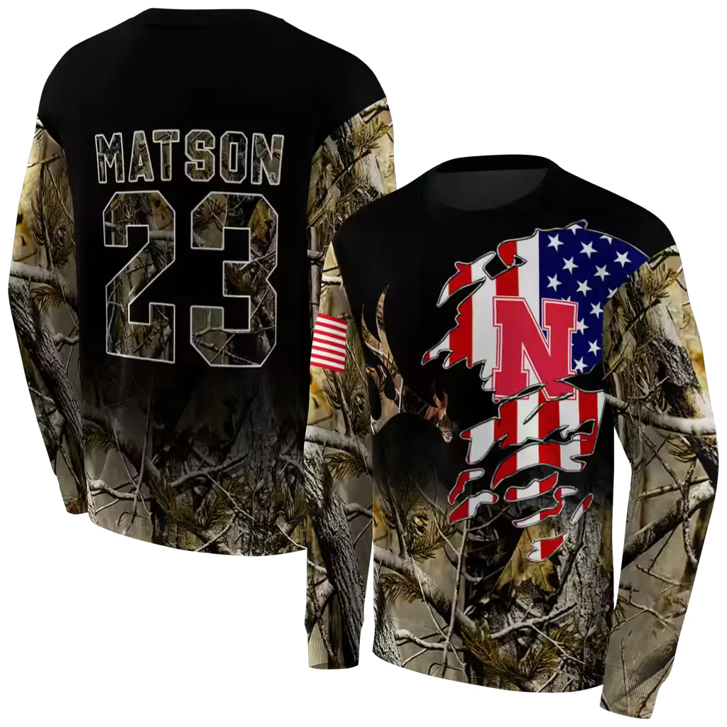 customized nebraska cornhuskers tree camo hoodie premium grade customized nebraska cornhuskers tree camo hoodie premium grade