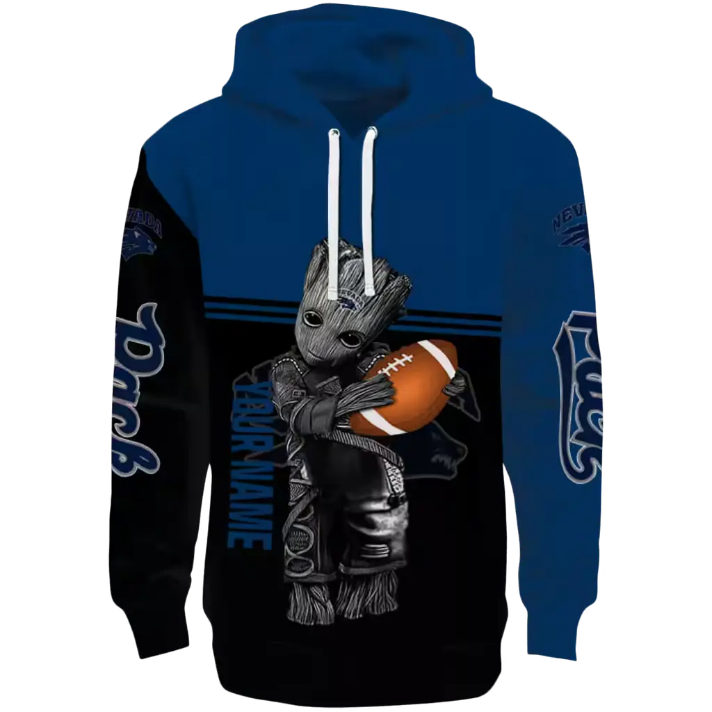 customized nevada wolf pack baby groot blue black hoodie best selling customized nevada wolf pack baby groot blue black hoodie best selling